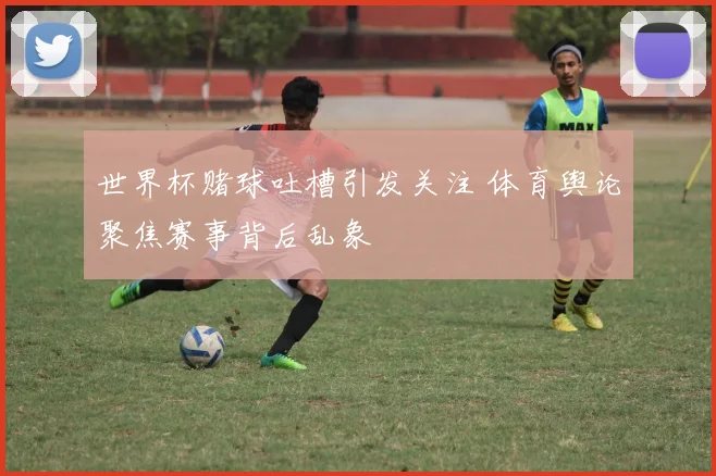 世界杯赌球吐槽引发关注 体育舆论聚焦赛事背后乱象