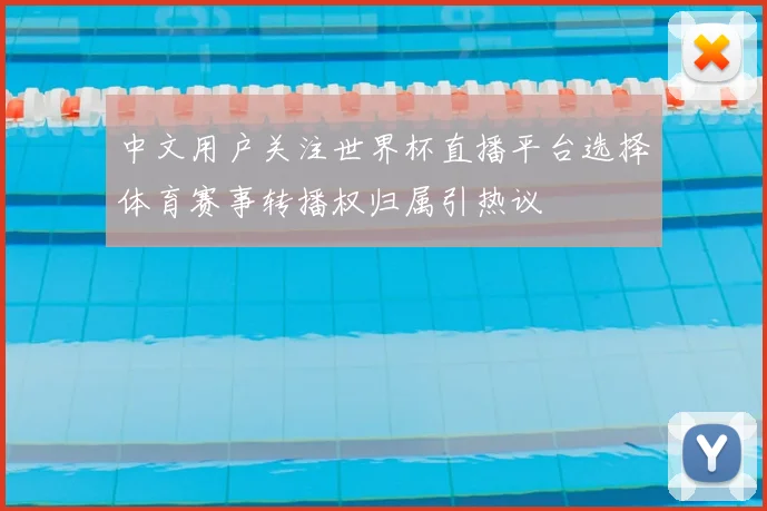 中文用户关注世界杯直播平台选择体育赛事转播权归属引热议