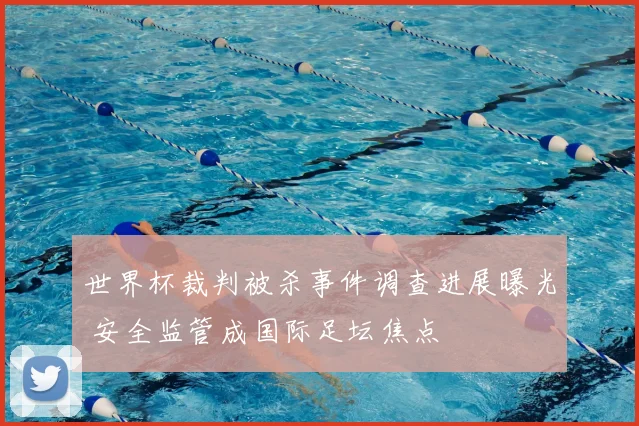 世界杯裁判被杀事件调查进展曝光 安全监管成国际足坛焦点